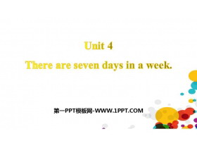 《There are seven days in a week》PPT课件下载