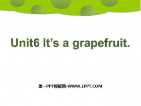 《It/s a grapefruit》PPT课件下载