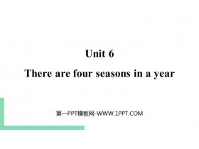 《There are four seasons in a year》PPT课件下载