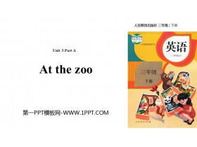 《At the zoo》Part A PPT课件(第1课时)
