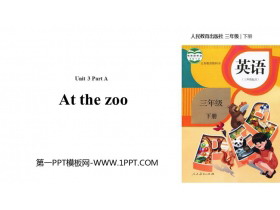 《At the zoo》Part A PPT课件(第2课时)