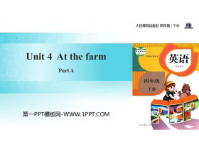 《At the farm》Part A PPT课件(第1课时)
