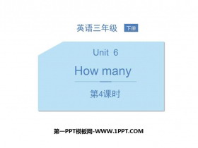 《How many?》PPT课件(第4课时)