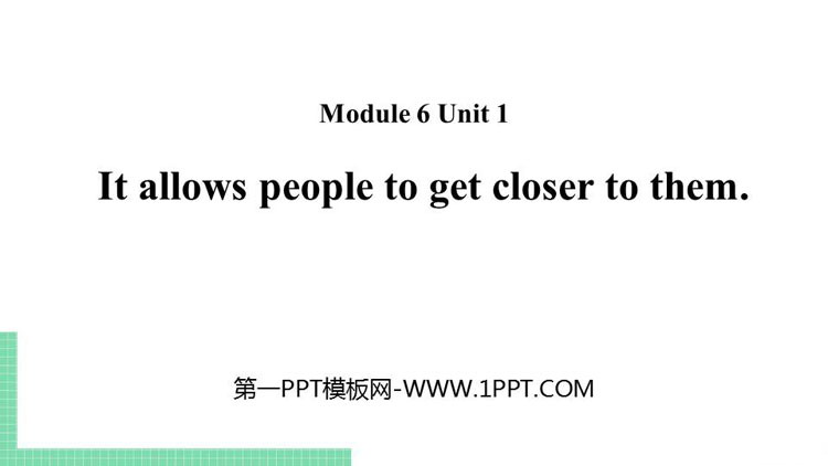 《It allows people to get closer to them》Animals in danger PPT教学课件