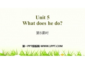 《What does he do?》PPT(第5课时)