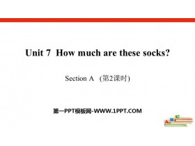 《How much are these socks?》SectionA PPT课件(第2课时)