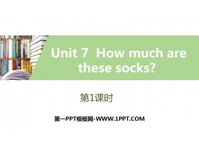 《How much are these socks?》PPT习题课件(第1课时)