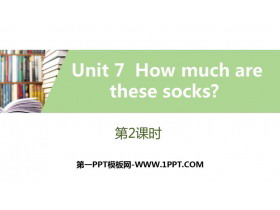 《How much are these socks?》PPT习题课件(第2课时)