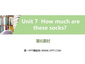 《How much are these socks?》PPT习题课件(第6课时)