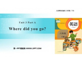 《Where did you go?》PartA PPT(第2课时)