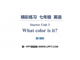 《What color is it?》PPT习题课件(第2课时)