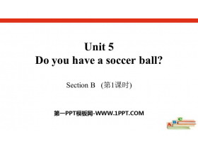 《Do you have a soccer ball?》SectionB PPT(第1课时)