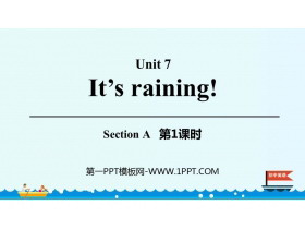 《It/s raining》SectionA PPT课件(第1课时)