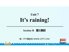 《It/s raining》SectionB PPT课件(第1课时)
