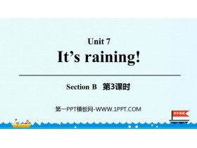 《It/s raining》SectionB PPT课件(第3课时)