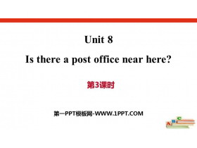 《Is there a post office near here?》PPT习题课件(第3课时)