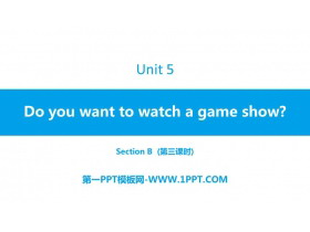 《Do you want to watch a game show?》SectionB PPT习题课件(第3课时)
