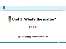 《What/s the matter?》PPT习题课件(第3课时)