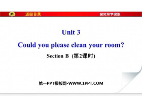 《Could you please clean your room?》SectionB PPT习题课件(第2课时)