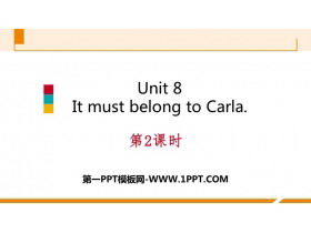《It must belong to Carla》PPT习题课件(第2课时)