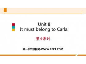 《It must belong to Carla》PPT习题课件(第4课时)