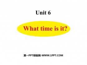 《What time is it?》PPT课文课件