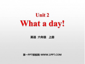 《What a day!》PPT下载