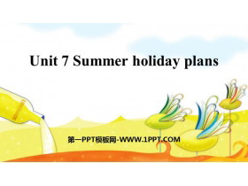 《Summer holiday plans》PPT下载