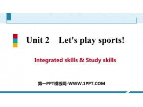 《Let/s play sports》Integrated skills&Study skillsPPT习题课件