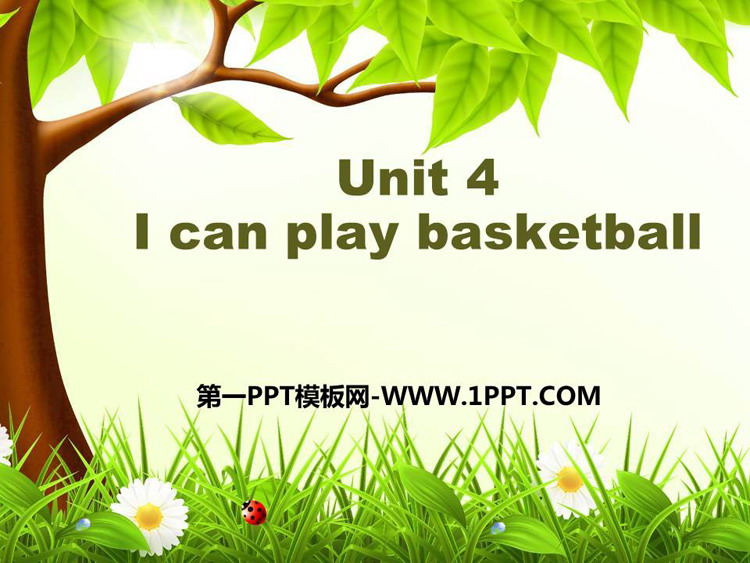 《I can play basketball》PPT教学课件