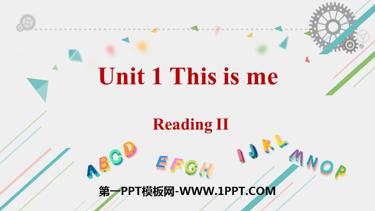 《This is me》reading PPT教学课件