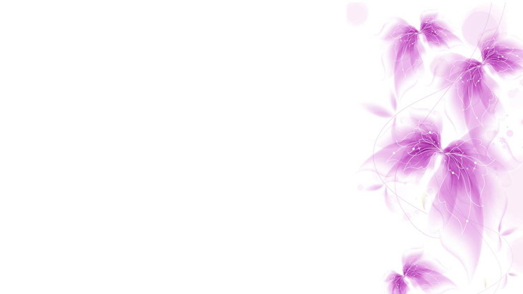 紫色唯美抽象植物花卉PPT背景图片