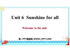 《Sunshine for all》PPT习题课件