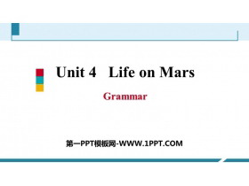 《Life on Mars》Grammar PPT��}�n件