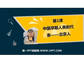 《中国早期人类的代表—北京人》PPT优秀课件