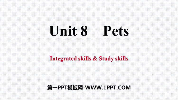 《Pets》Integrated skills&Study skills PPT习题课件