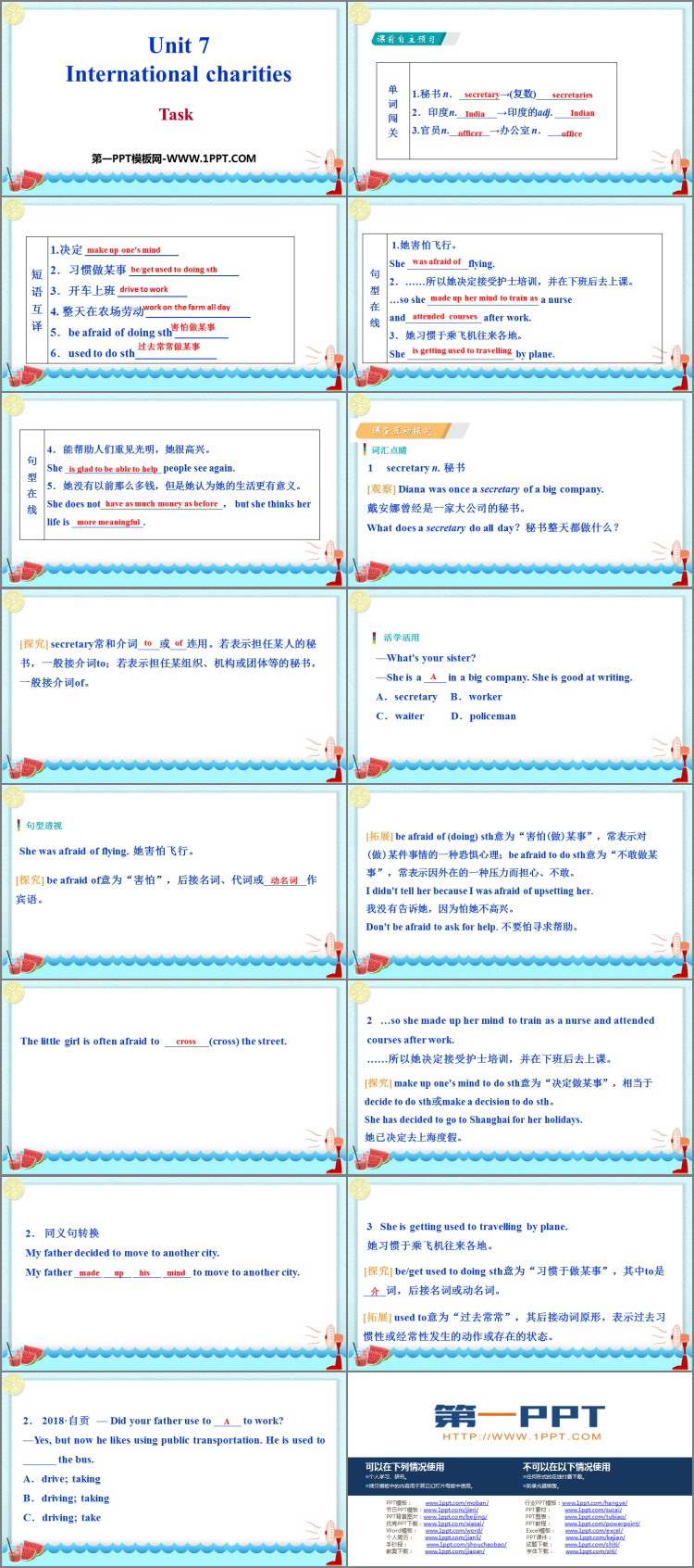 《Intemational charities》Task PPT课件