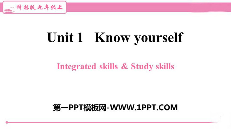 《Know yourself》Integrated skills&Study skills PPT习题课件