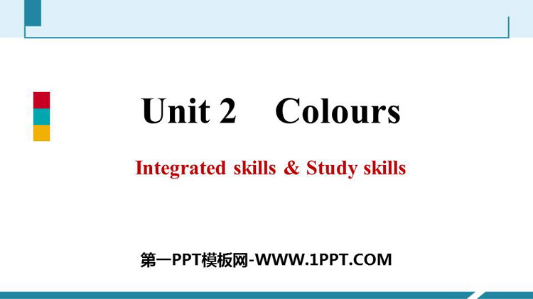 《Colour》Integrated skills&Study skills PPT习题课件