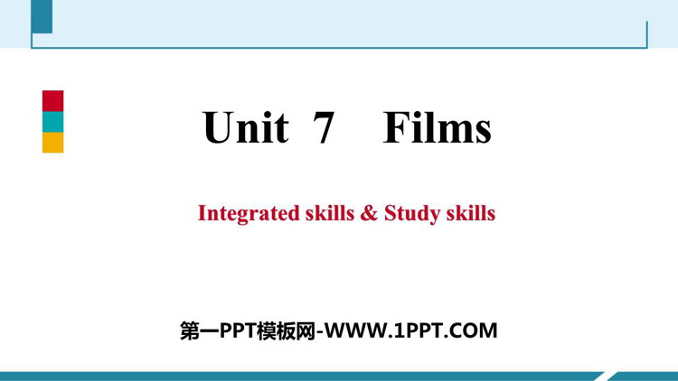 《Films》Integrated skills&Study skills PPT习题课件