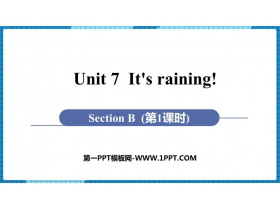 《It/s raining》SectionB PPT教学课件(第1课时)