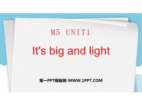 《It/s big and light》PPT课件下载