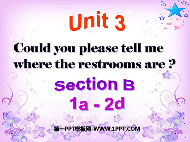 Could you please tell me where the restrooms are?PPTμ15