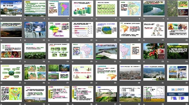 《巴西》西半球的国家PPT课件-预览图02