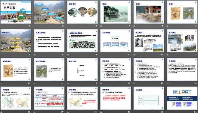 《自然灾害》中国的自然环境PPT课件-预览图02