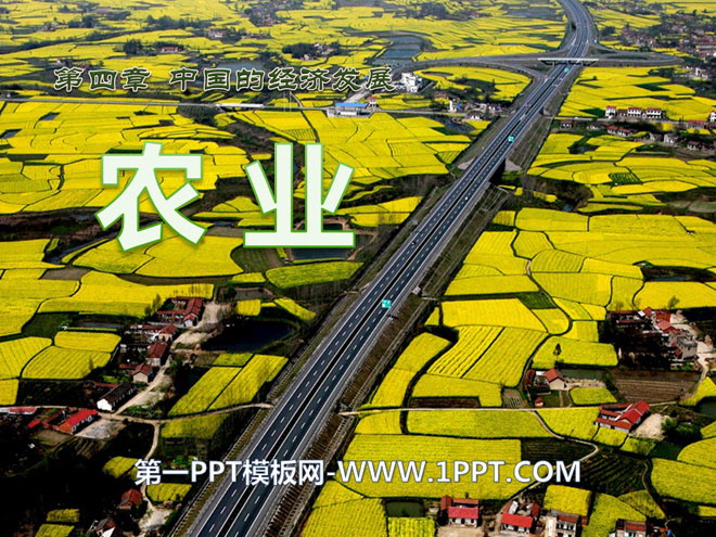 《农业》中国的经济发展PPT课件2-预览图01