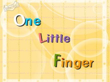 《one little finger》Flash动画课件