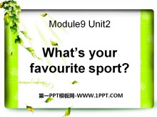 Whats your favourite sport?PPTμ2