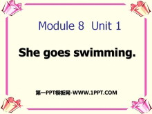 She goes swimmingPPTμ3