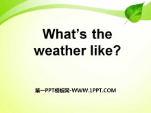 What's the weather like?PPTn5